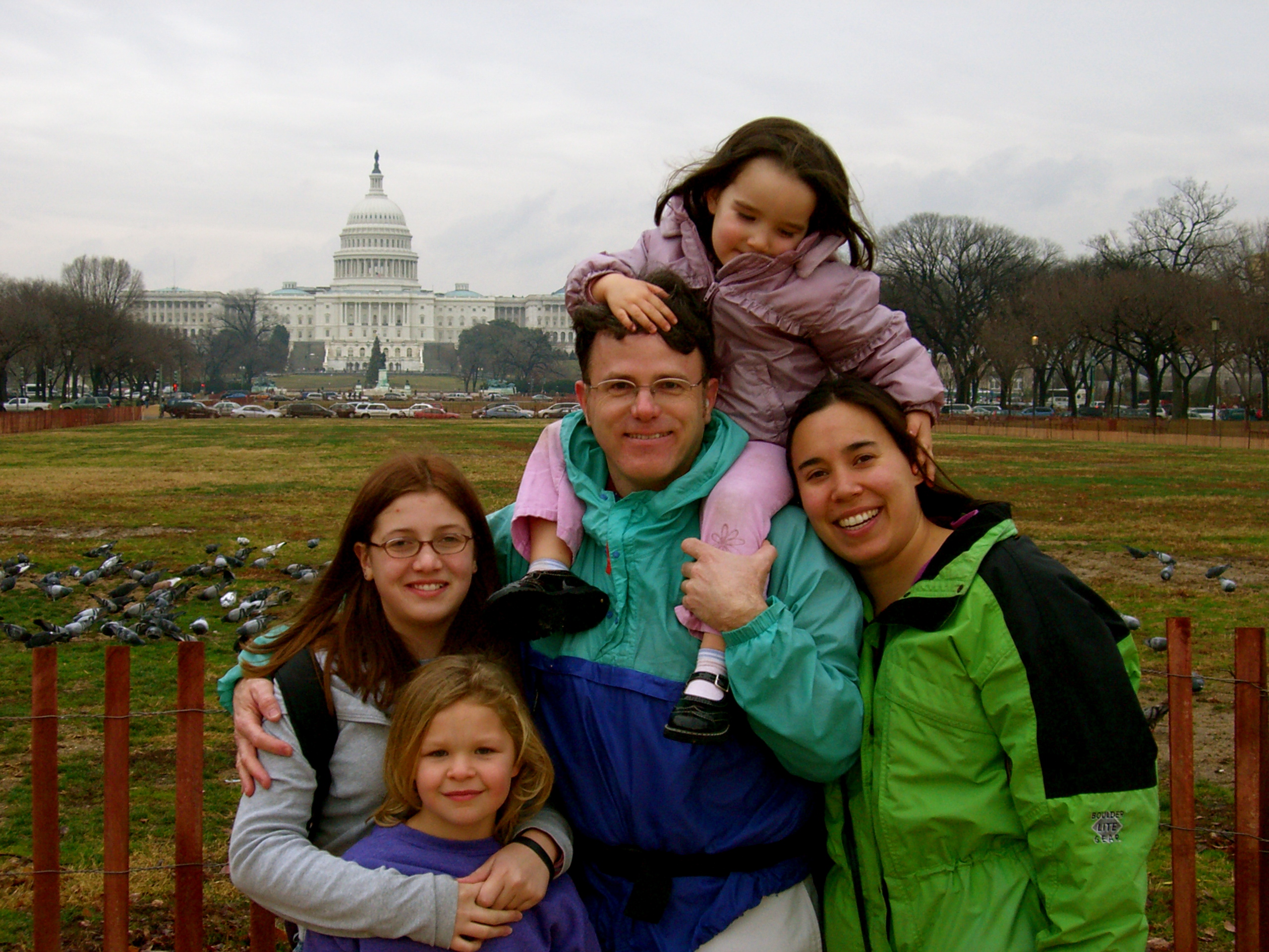 Touring Washington, D.C., late December 2005 after spending Christmas in Virginia.
