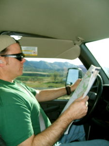 Map Reading while driving...back b4 txtng whyl drvng ok
