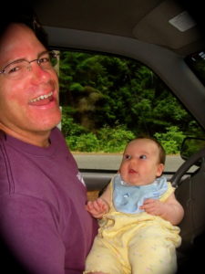 William & Baby Talia, Bellevue, WA, Summer of 2002.