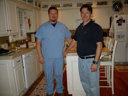 Long Time No See! L2R: Tim & William in Murfreesboro, TN, April 2007.