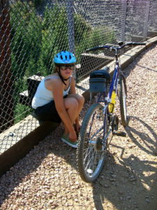 Morgan Hannah, Giant's Trestle, Iron Horsie Trail. Foto by William Bass.