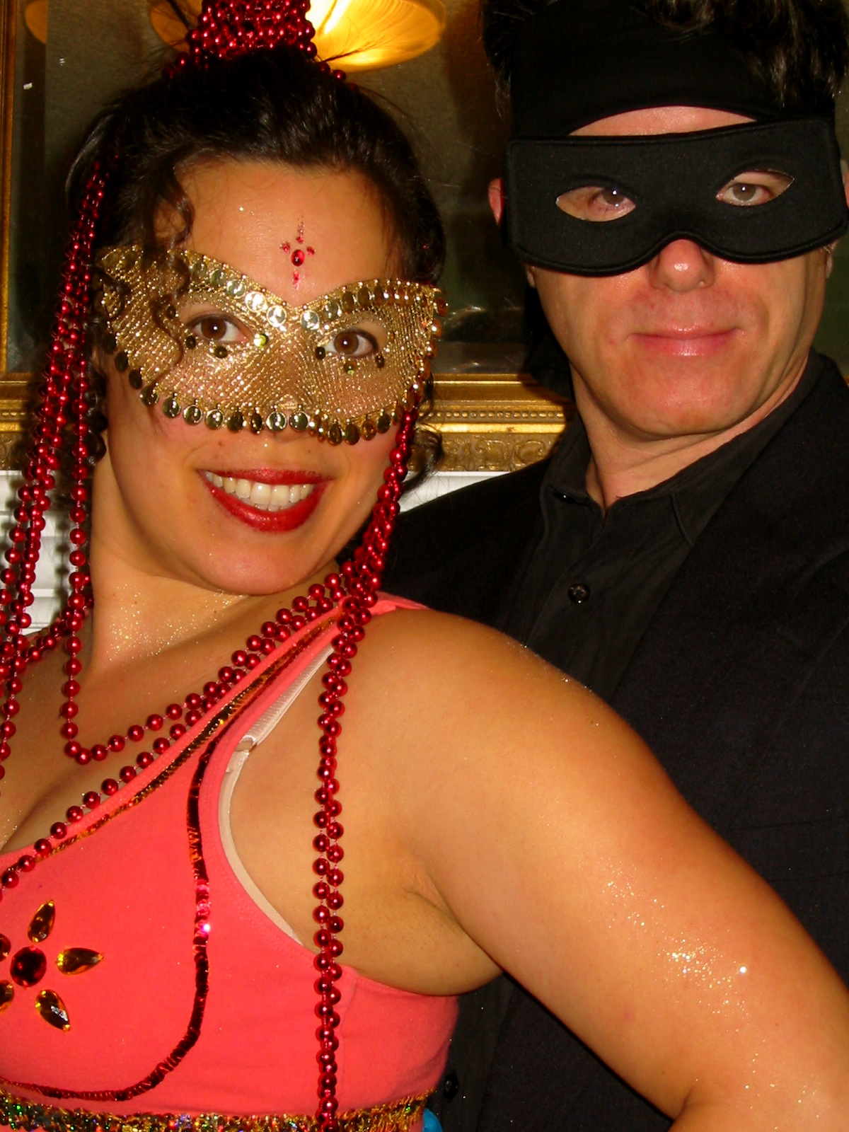 Kristina & William @ Mardi Gras, CTC Seattle, Sunday 6 February 2005. 
