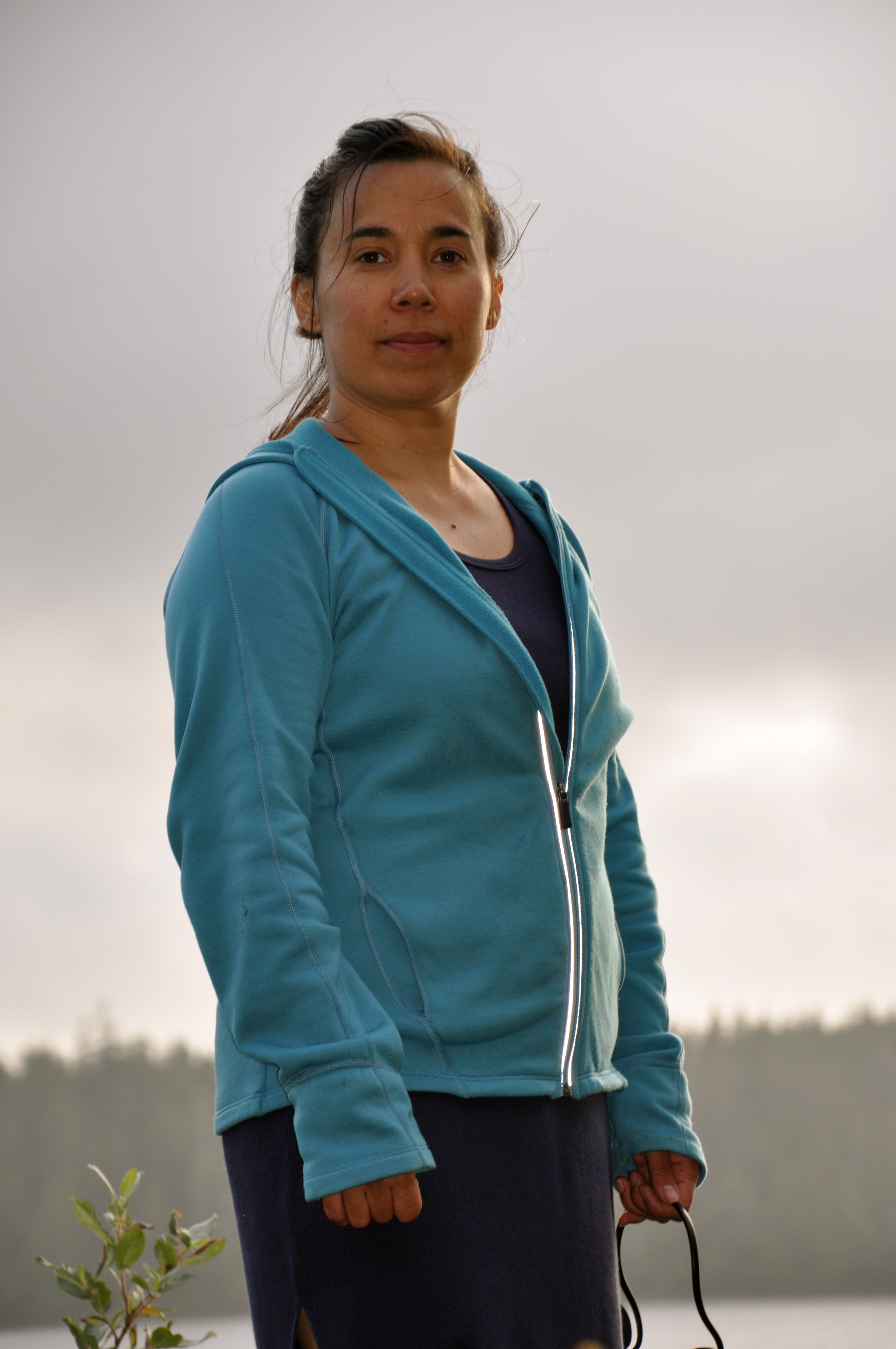 My Beloved, the Goddess of Lake Ozette. Late August 2011, Olympic National Park, Washington.